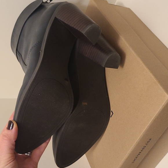 Lucky Brand Nycott black leather bootie - Picture 4 of 5